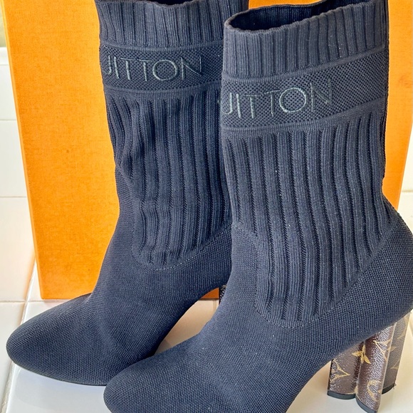 Louis Vuitton silhouette ankle boot , black size 37 - Picture 6 of 16